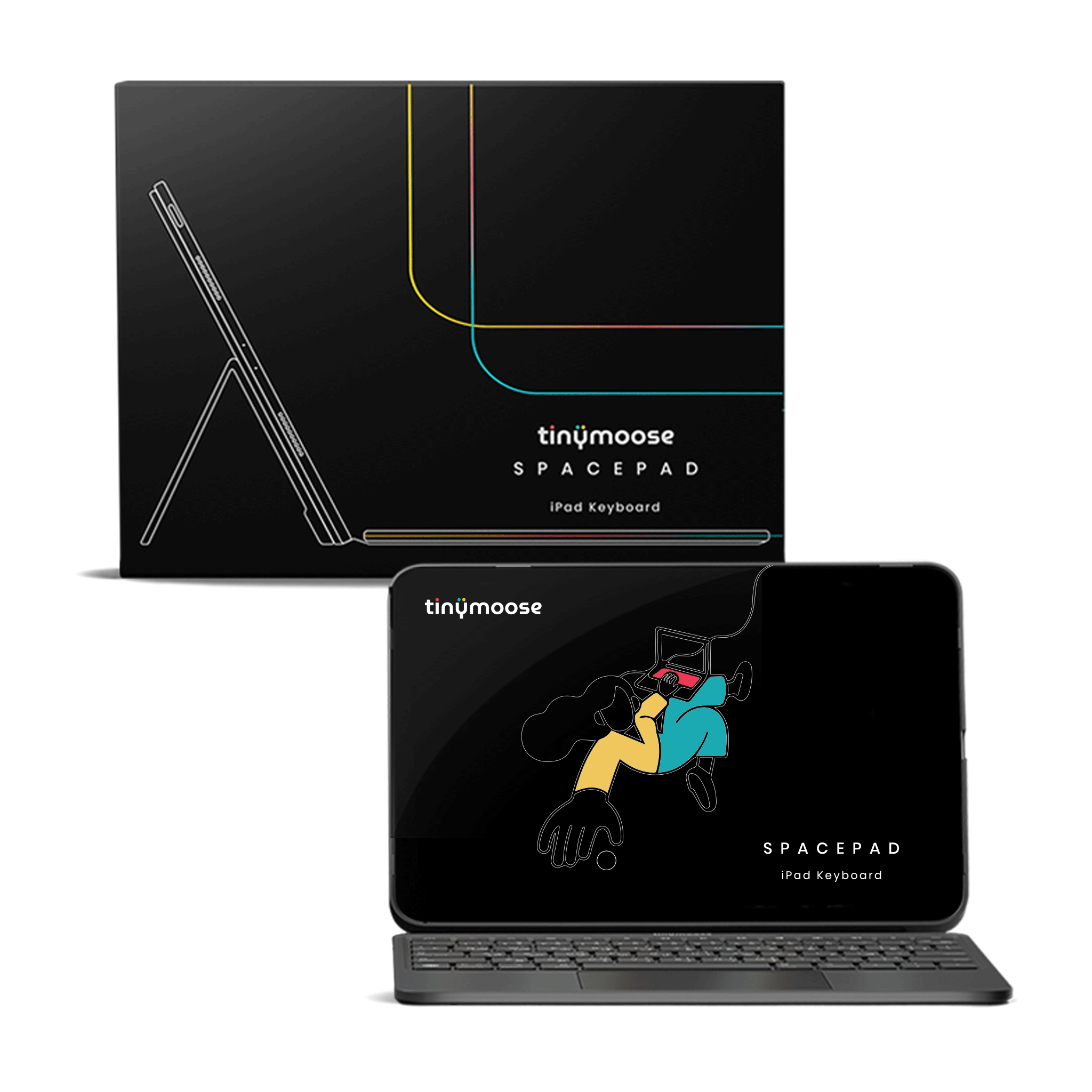 SpacePad iPad Keyboard - Black - (iPad Air 13 / Pro 12.9)