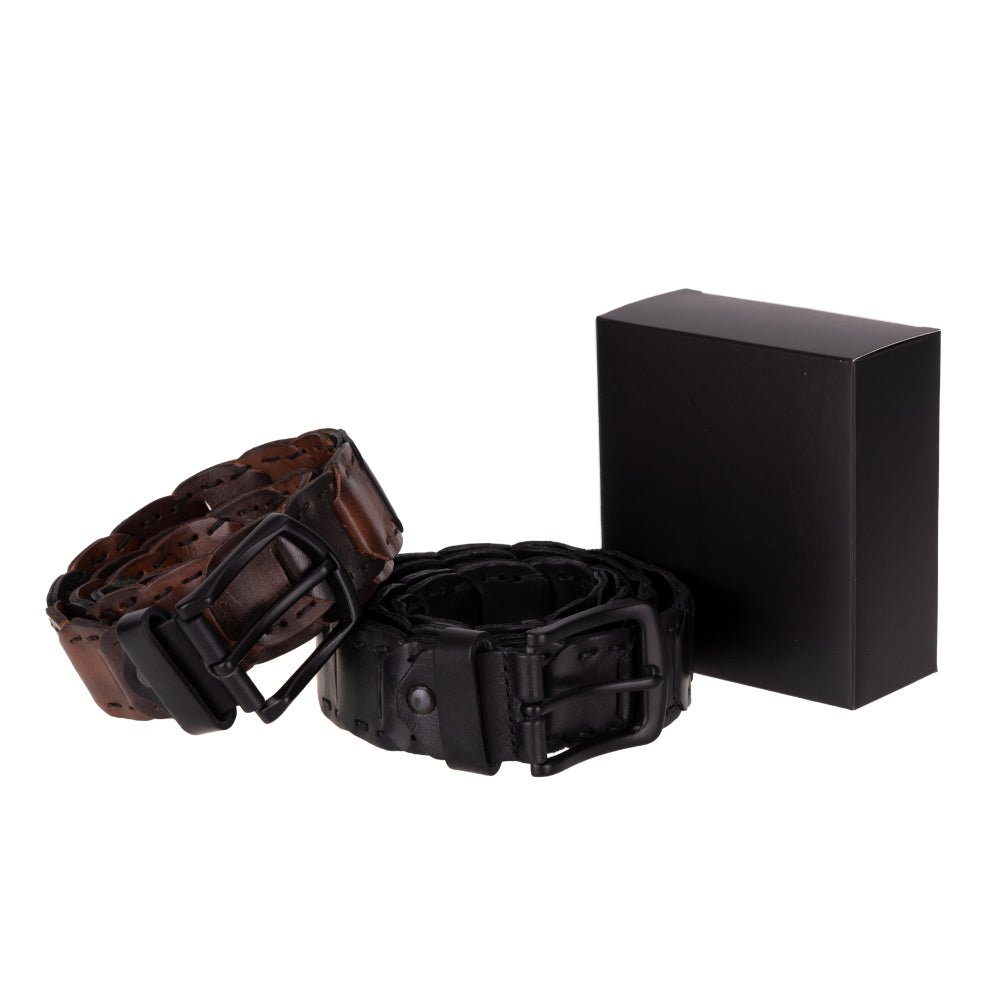 Bessemer Braided Leather Belt for Men